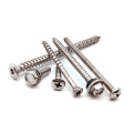 M2-M10 Wholesale 304 316 stainless steel Countersunk self tapping flat head Screw